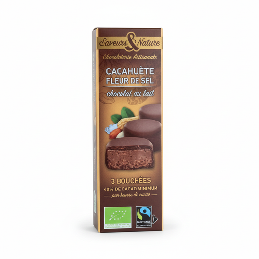 Bouchées cacahuètes enrobées